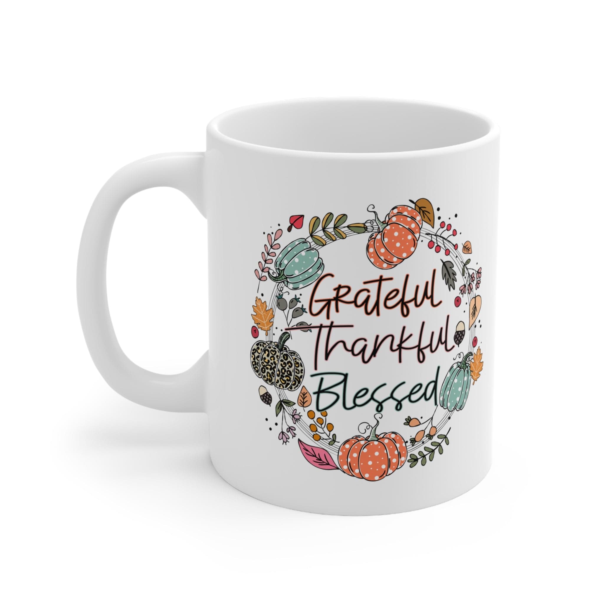 C&F Home 30 oz. Grateful, Thankful, Blessed Mug