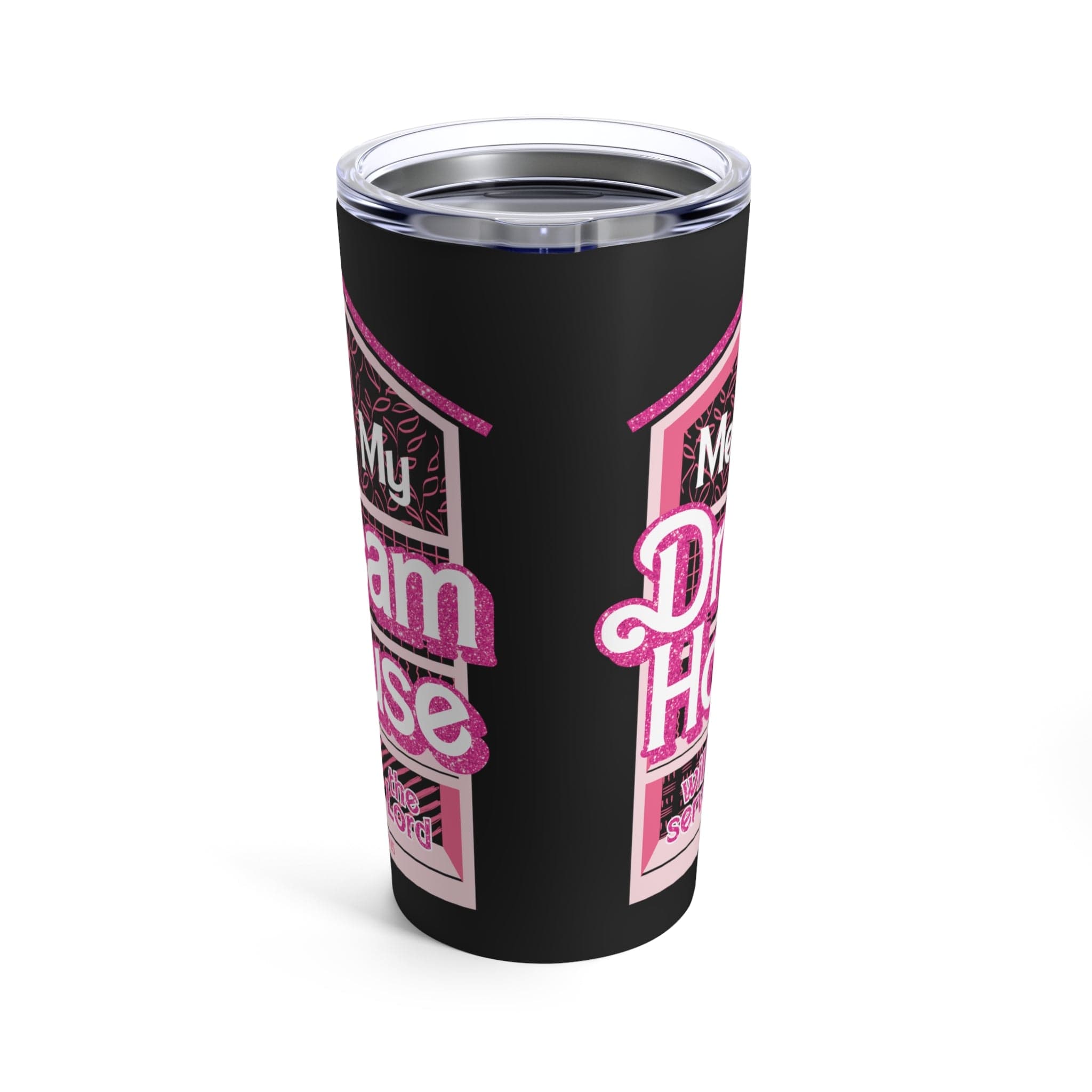 Stranger Things pink 20oz tumbler