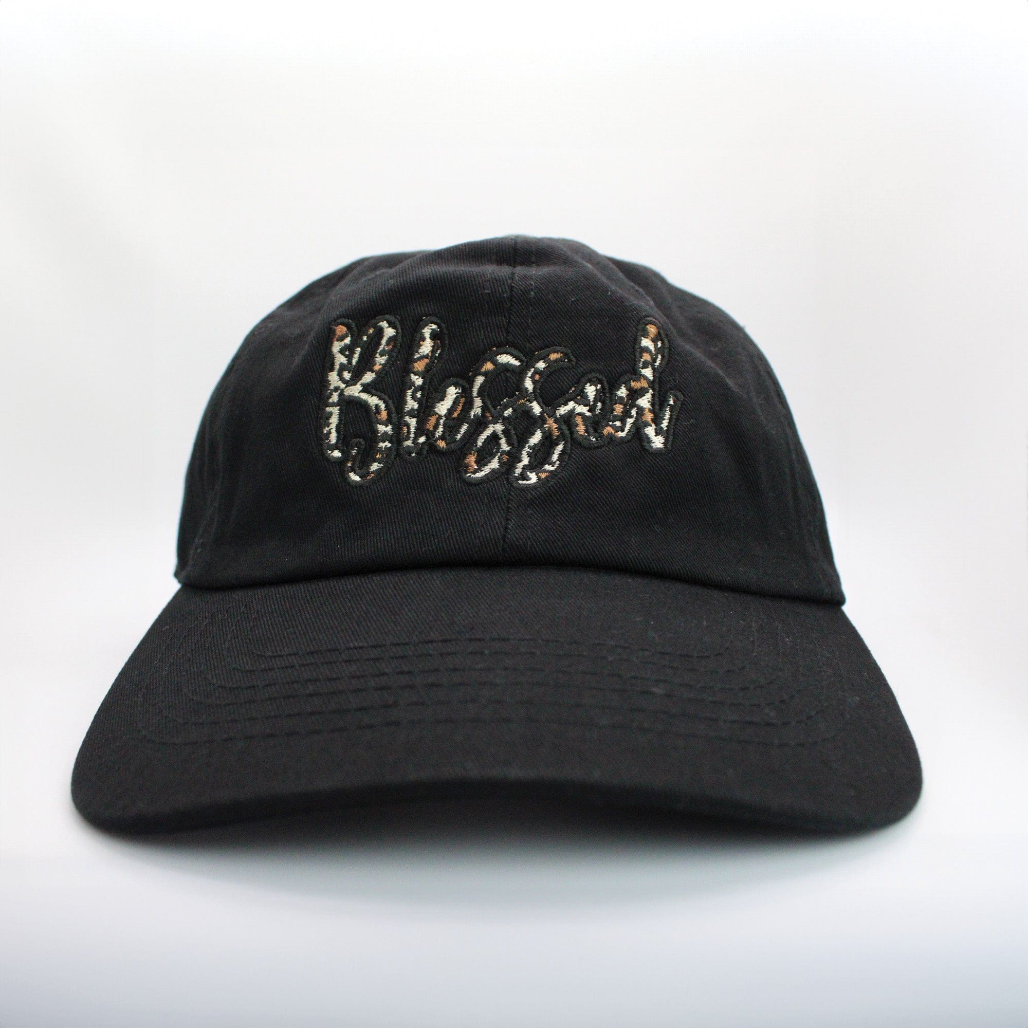 Leopard Embroidered Logo Cap