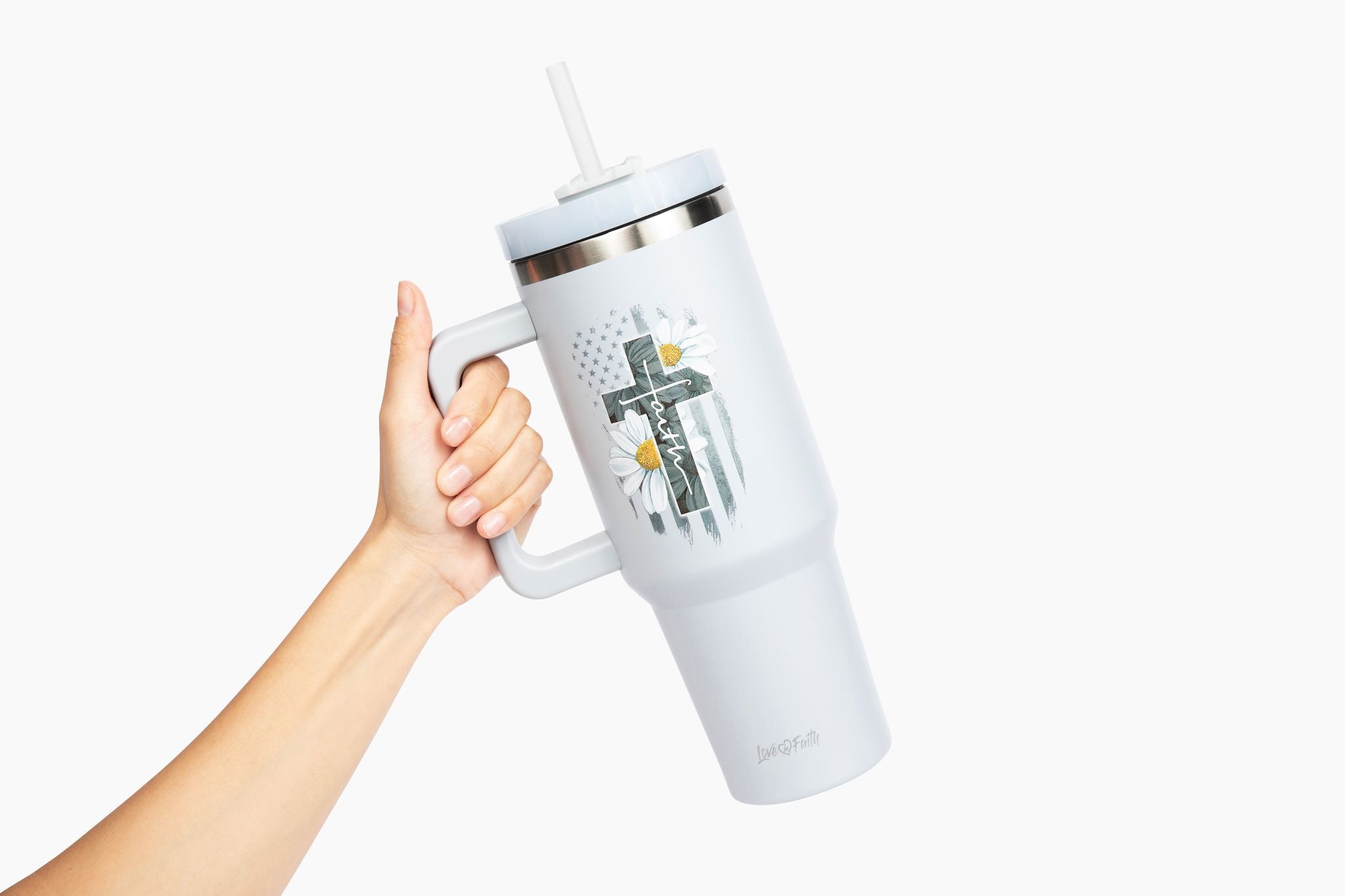 Tumbler Sleeve With Strap – The White Daisy