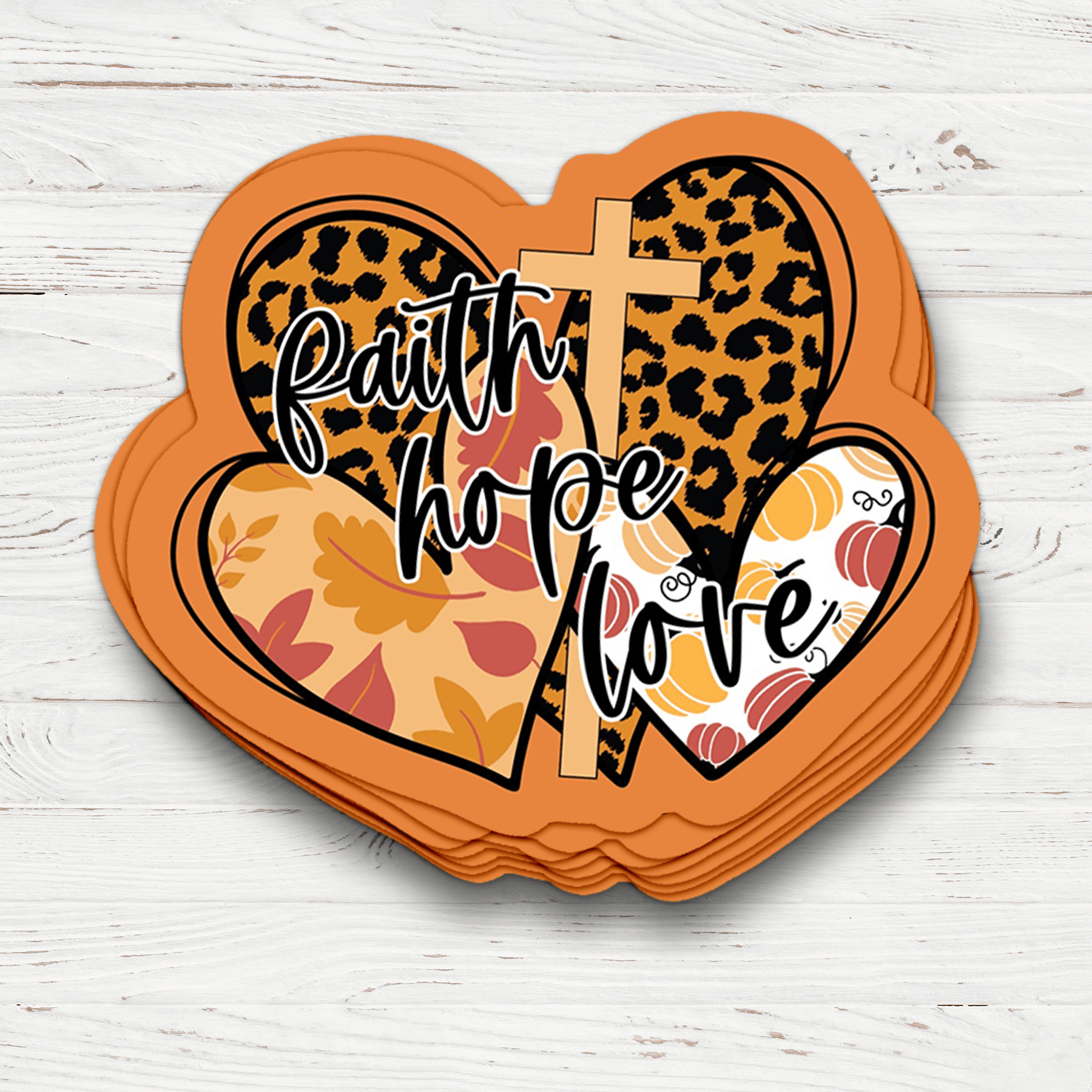 Faith Hope Love Sticker