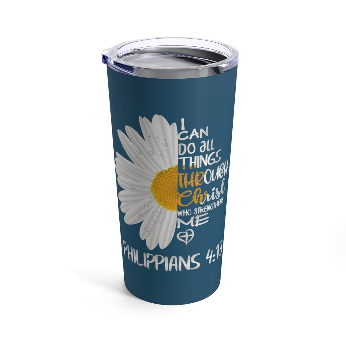 I Can Do All Things Daisy Tumbler 20oz