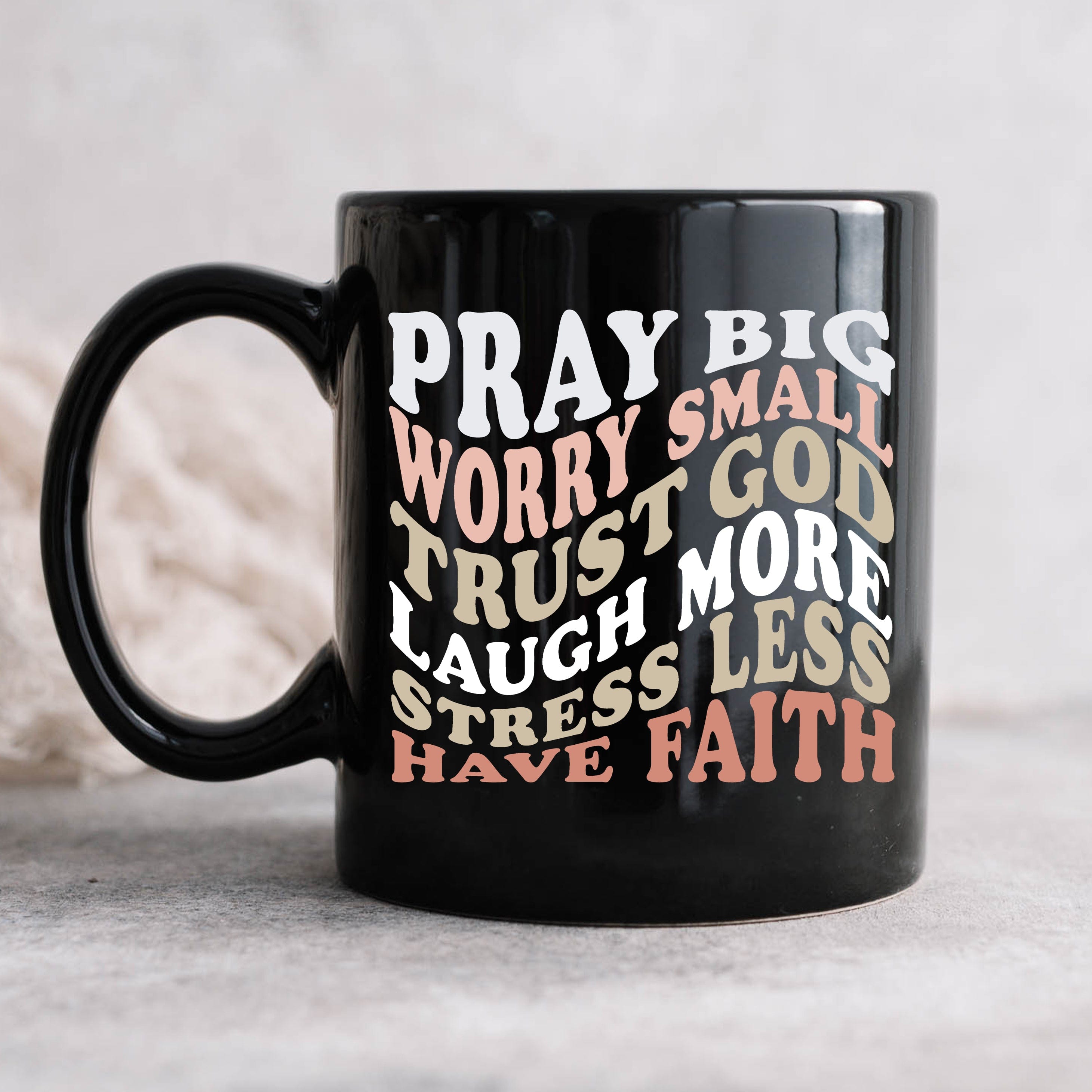 Clear Powerful Women Pray 11oz Mug (Pink)