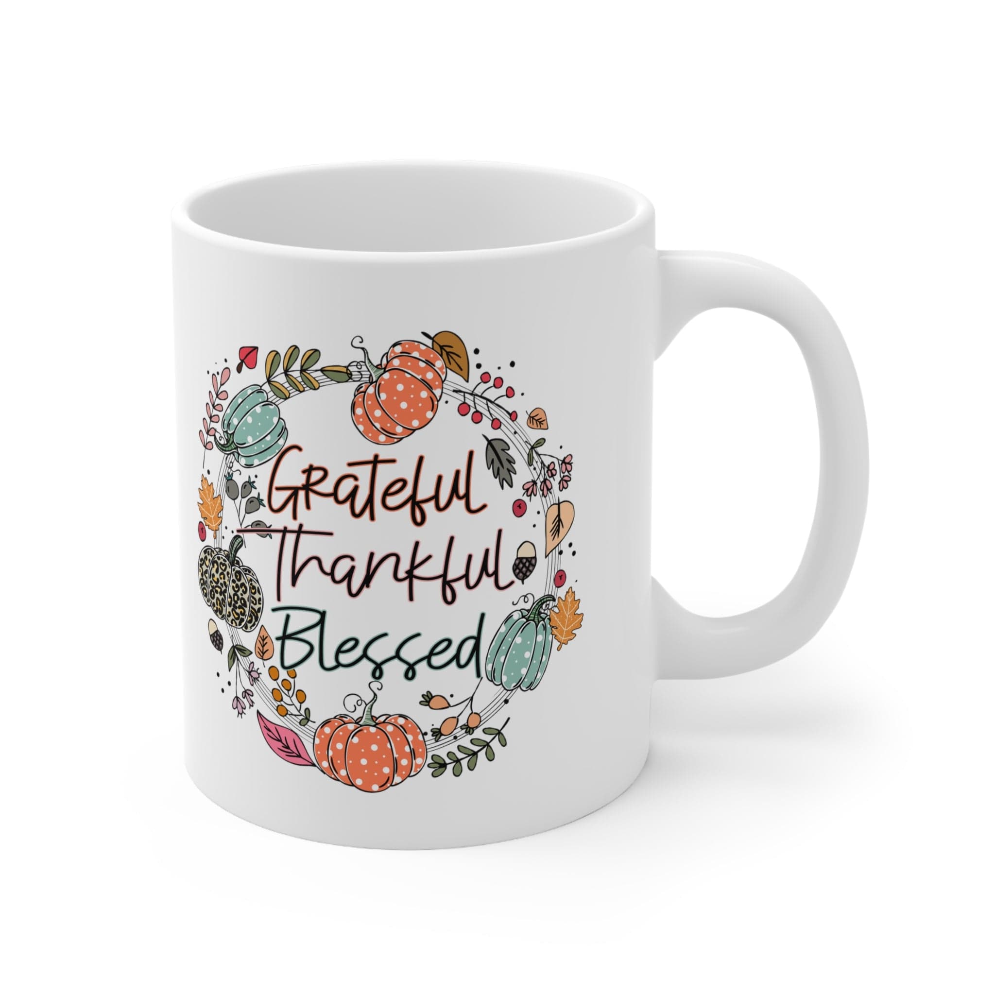 C&F Home 30 oz. Grateful, Thankful, Blessed Mug