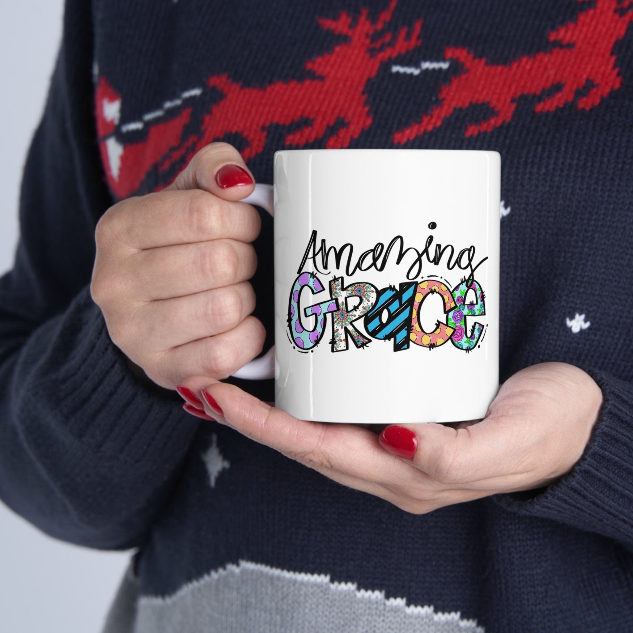 Handmade Grace Effect coffee mug