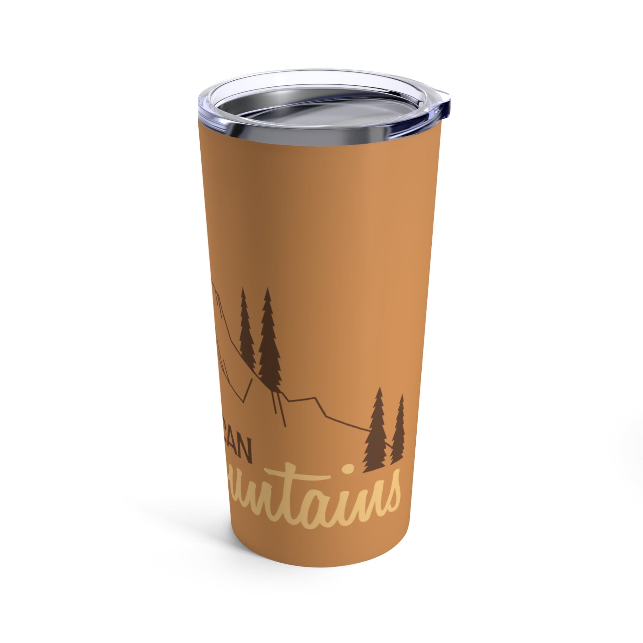 I feel the mountains calling. Slim 20 ounce tumbler With full color Image -  ohyeafab llc Drinkware