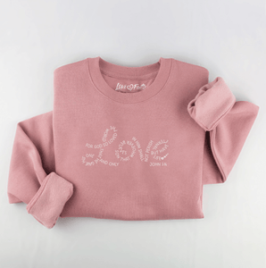 Embroidered Love Sweatshirt