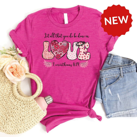 Let All That You Do Heart Tee