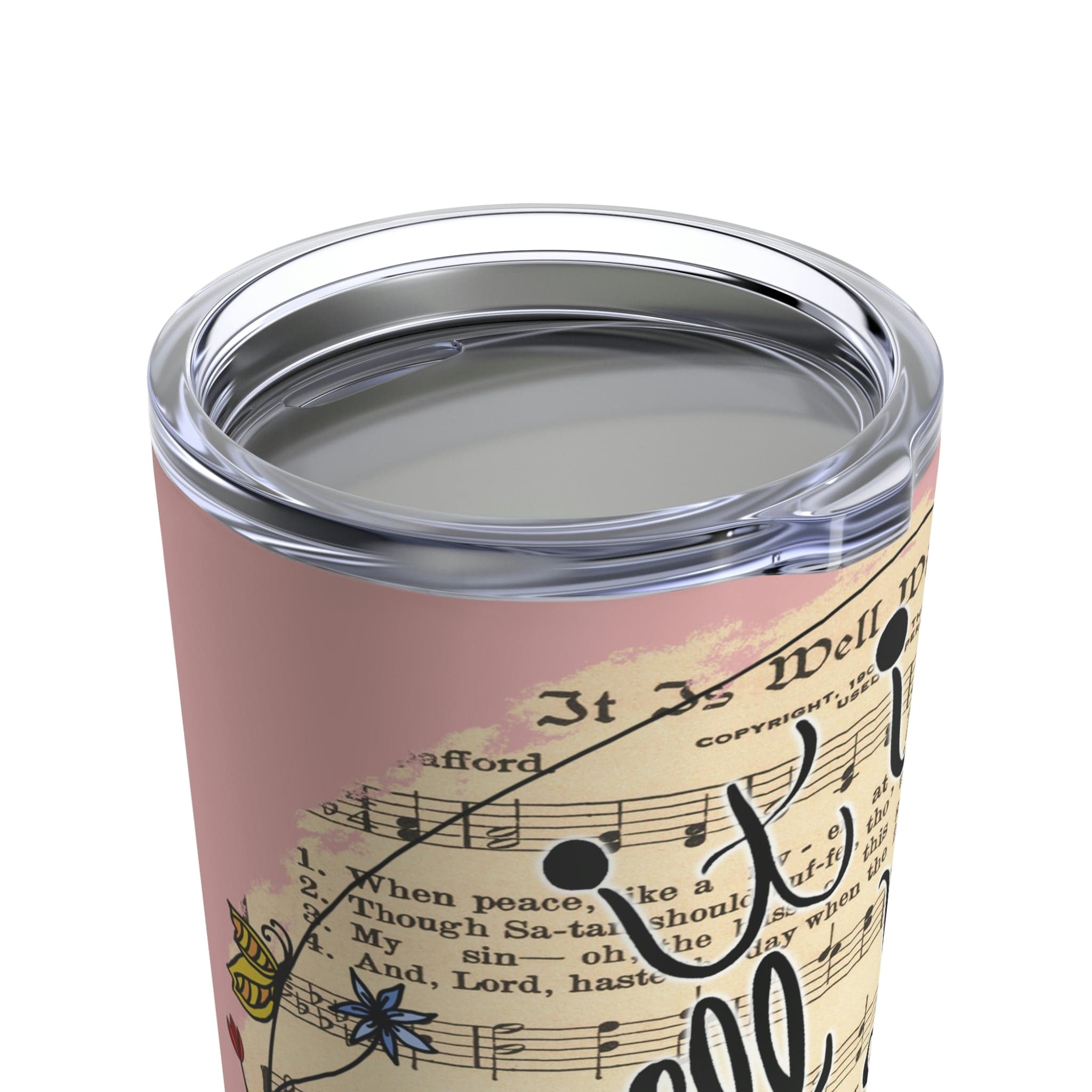 Glass Tumbler-Then Sings My Soul (18 oz)