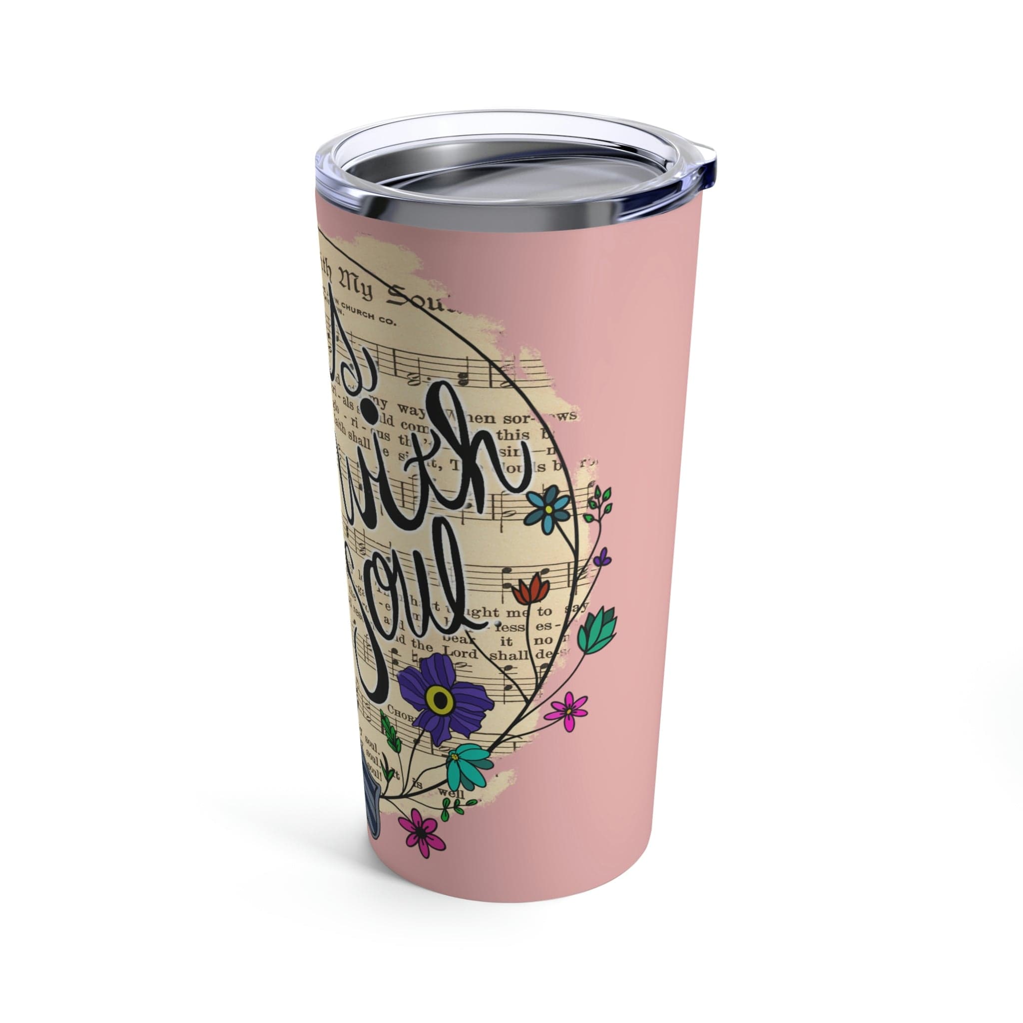 Glass Tumbler-Then Sings My Soul (18 oz)